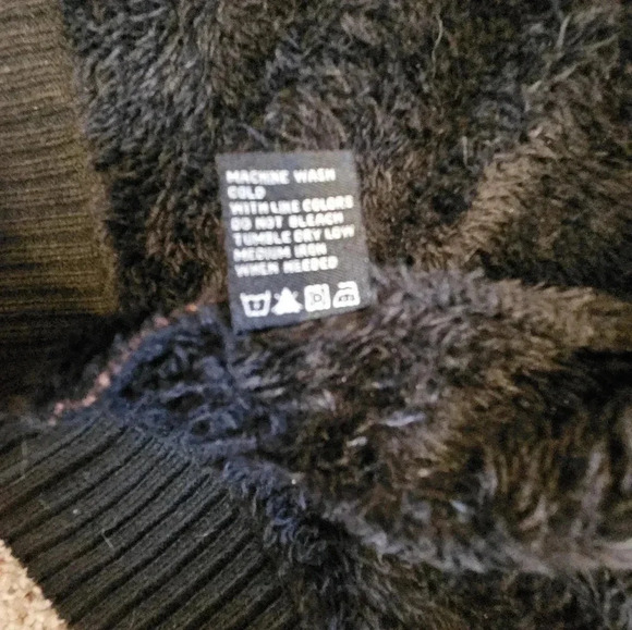 Men's Six Lincoln Full Zip-Up Pullover Sweater w/ Furry/Fleece Liner, Size Small - Picture 6 of 8